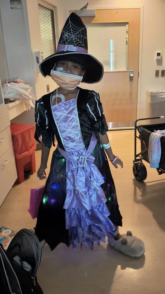 Halloween in the Hospital for a Bone Marrow Transplant